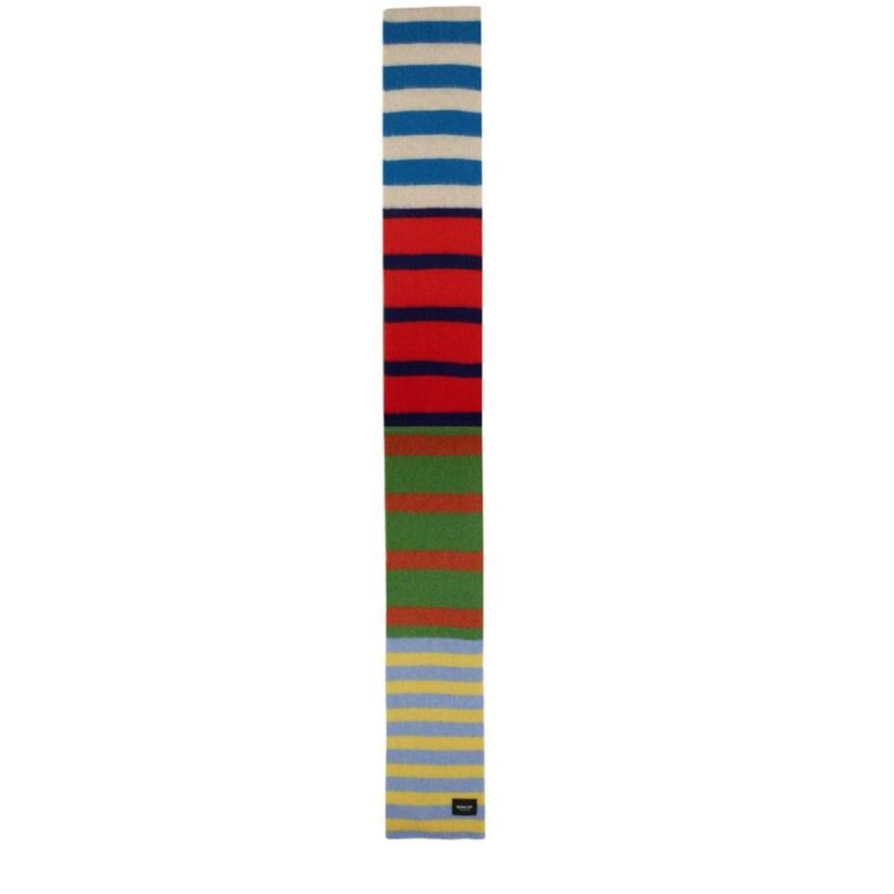 HOWLIN ' Unisex Striped Wool Scarf Unisex WHITE Scarves & Wraps